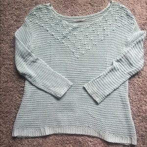 Rubbish Light Blue Knitted Sweater